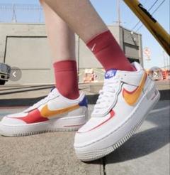 美品　Nike Air Force 1 ホワイト/レッド/イエロー