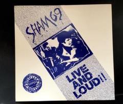 SHAM 69 LIVE AND LOUD シャム69 UK盤　レコード