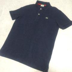 LACOSTE インディゴネイビー ポロシャツ サイズ4 LACOSTE インディゴネイビー ポロシャツ サイズ4 - メルカリ