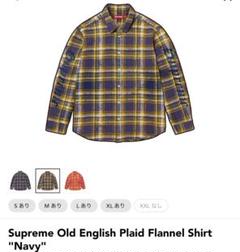 Supreme Old English Plaid Flannel Shirtのサムネイル