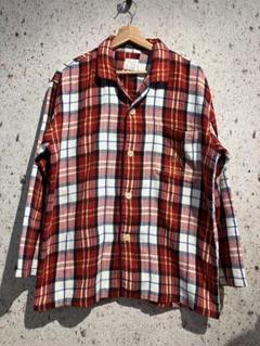 PAR PIERRE BALMAIN PARIS チェック柄パジャマシャツ