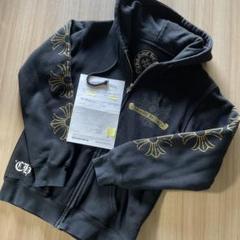 CHROME HEARTS ブラックパーカー サイズS インボイス付き
