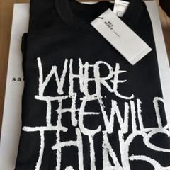 完売25AW新作サカイsacaiプリントTシャツ黒1WHERE THE WILD 完売25AW新作サカイsacaiプリントTシャツ黒1WHERE THE WILD