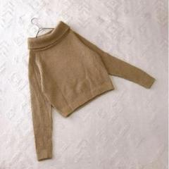 GRL グレイル トップス カットソー ソリッド ニョン セーター オフタートル