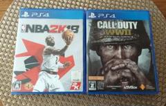 COD★ワールドウォー2 ゲームオブザイヤ+NBA 2K18★セット売り