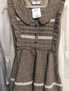 完売品 リズリサ新品タグ付きチェック柄ワンピース