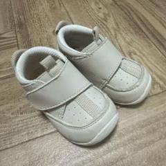 ベージュ マジックテープ ベビーシューズ