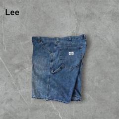 USA古着 Lee DUNGAREES デニムペインターカーゴショーツ　フェード