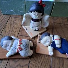 伊豆　郷土人形作家 青木美稚子　みちこ人形 3つセット 伊豆 郷土人形作家 青木美稚子 みちこ人形 雛人形 共紙箱 - メルカリ
