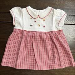 最終値下げ☀︎美品☀︎familia ベビー服 70サイズ 赤いチェック柄