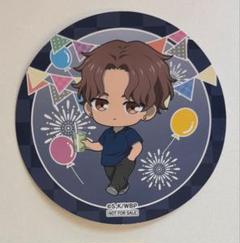 楠見結斗 缶バッジ コースター プリンセスカフェ 榎本