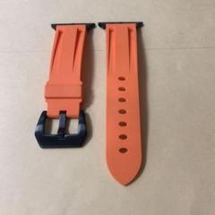 Apple watch ラバーバンド オレンジ 44mm