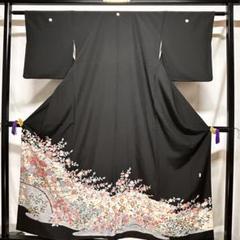 黒留袖 加賀友禅奥野義一落款お仕立てクリーニング済み