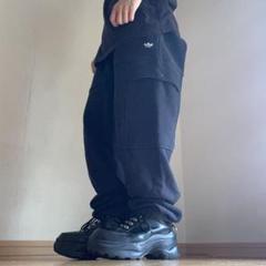 00s adidas wide sweat pants y2k teck M