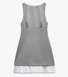 ★ 台湾発ZARAショートポプリンドレス★ ポプリンレースショートドレス - ブラック | ZARA Japan / 日本