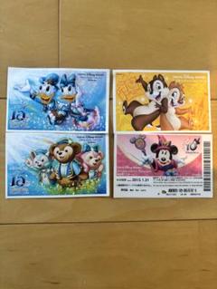 ディズニーシー10周年15周年、2015年ディズニーチケット他　ダッフィー