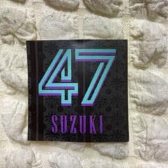 千葉ロッテマリーンズ　BSWネーム＆ナンバーステッカー　#47鈴木昭汰