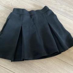 UNIQLOブラックプリーツスカート120