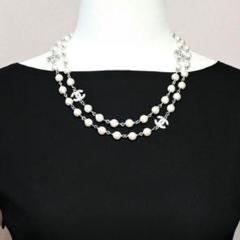 G802 ヴィンテージロングネックレス パール CCロゴ ゴールド☆美品 CHANEL （新品・未使用品）シャネル ココマーク パール チェーン