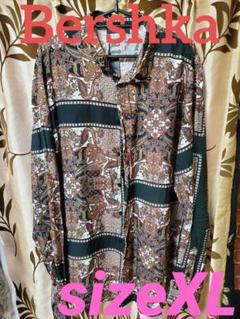 Bershka ペイズリー柄 シャツ カッターシャツ XL