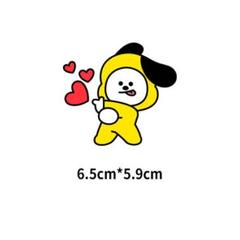 BTS 防弾少年団 ジミン ワッペン BT21 CHIMMY ジミン モバイルワッペンステッカーの通販 by