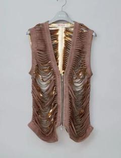 1*1様 MASU SHREDDER LEATHER VEST MASU SHREDDER LEATHER VEST - メルカリ