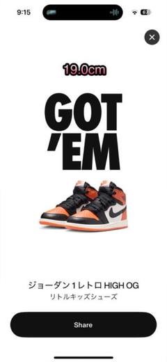 Nikeエアジョーダン1 HIGH OG Shattered Backboard