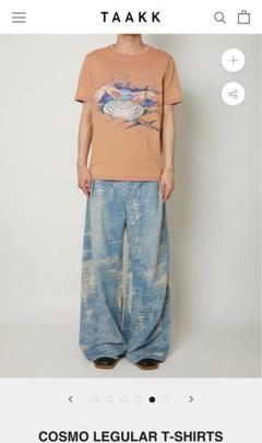 TAAKK COSMO LEGULAR T-SHIRTS オレンジ
