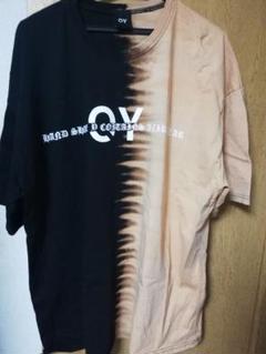 OY tie-dye shape logo t-shirt
