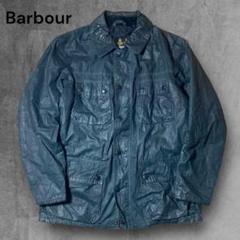 10s Barbour インターナショナル 撥水 刺繍 ノンワックスジャケット