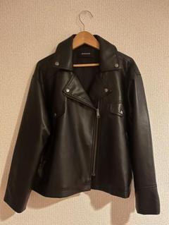JEANASIS♡レザーライダースブルゾン
