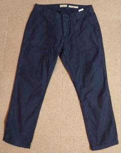 【美品】ジャパンブルージーンズ　ベイカーパンツ　チノパン　Lサイズ　ネイビー JAPAN BLUE JEANS（ジャパンブルージーンズ） 別注 ワイド