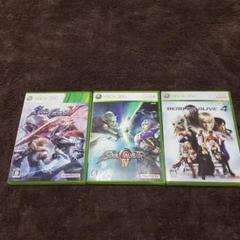 ソウルキャリバー V Ⅳ Xbox 360 DEAD OR ALIVE３本セット