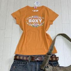 Y2K 平成 ギャル ロキシー Tシャツ ピチT オレンジ ピース ロゴ サーフ