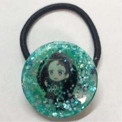 鬼滅の刃 竈門炭治郎 ハンドメイド レジンヘアゴム