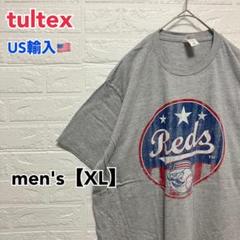 ●T521【US輸入】タルテックス Tシャツ グレー系 men's【XL】