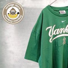 mz61325 ナイキ　MLBコラボTシャツ　ヤンキース　クローバー　プリント