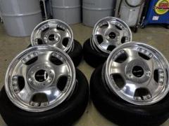WORK　Euroline　ワーク　ユーロライン　14インチ Yahoo!オークション - 【深リム/絶版品】WORK Euroline ワーク