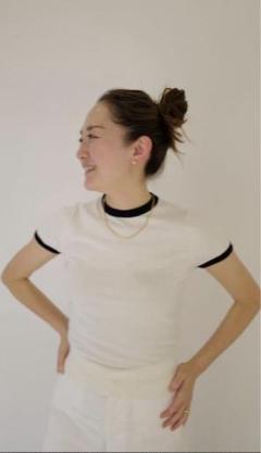 限定品　extreme cashmere 半袖トップス extreme cashmere｜エクストリーム カシミヤのトップス（半袖
