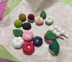 ミニチュア和菓子　フェイクスイーツ　樹脂粘土　食品サンプル　ミニチュアスイーツ