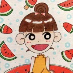 オリジナル創作キャラ★女の子「夏-スイカ-」