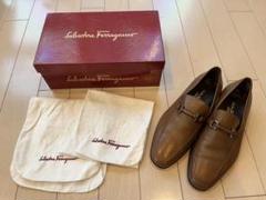 Salvatore Ferragamo ビットローファー 靴 男性用