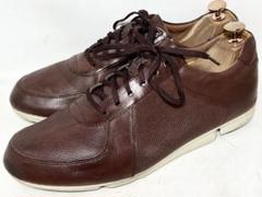 Clarks UK8.5G レザースニーカー シューズ ブラウン クラークスのサムネイル