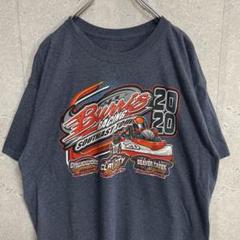 レーシング　カープリント　　イベント　ツアー　グレーTシャツ L程度