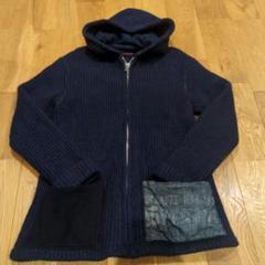 ya81ma 初期　BLUE BLUE 圧縮綿　ニットジャケット ya81ma様専用 初期 BLUE BLUE 圧縮綿 ニットジャケット - メルカリ