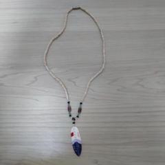 カナダインディアンハンドメイドペンダント　羽