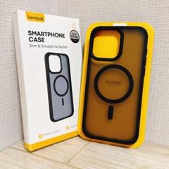 iPhone 15ProMax ケース　ブラックマット　透明　Magsafe