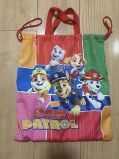 翌日発送　大きめ　PAW PATROL キャラクター巾着バッグ　幼稚園体操着袋