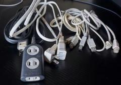 USBケーブル・充電器・電源タップセット