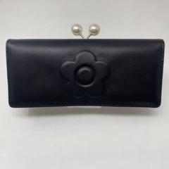 MARY QUANT 長財布 エンボスデイジーパール パース マリー